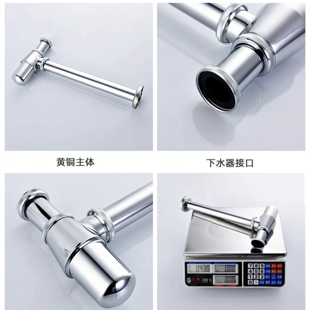 Silver Stainless Steel Pop up Drain for Wash-basin Wall-Mounted Deodorant Drainage Pipe with Water Filtration Basin Accessories
Silver Stainless Steel Pop up Drain for Wash-basin Wall-Mounted Deodorant Drainage Pipe with Water Filtration Basin Accessories