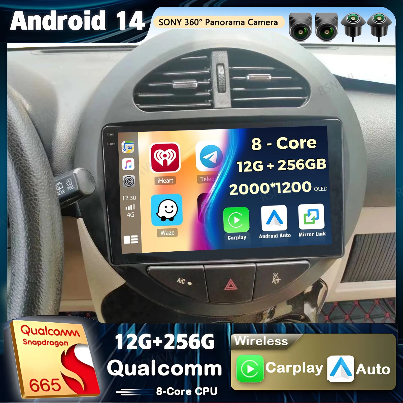 Android 14 Carplay Car Radio For Geely Panda Gleagle GX2 LC Kandi 2009 - 2016 Multimedia Video Player Navigation GPS Stereo 2Din
Android 14 Carplay Car Radio For Geely Panda Gleagle GX2 LC Kandi 2009 - 2016 Multimedia Video Player Navigation GPS Stereo 2Din