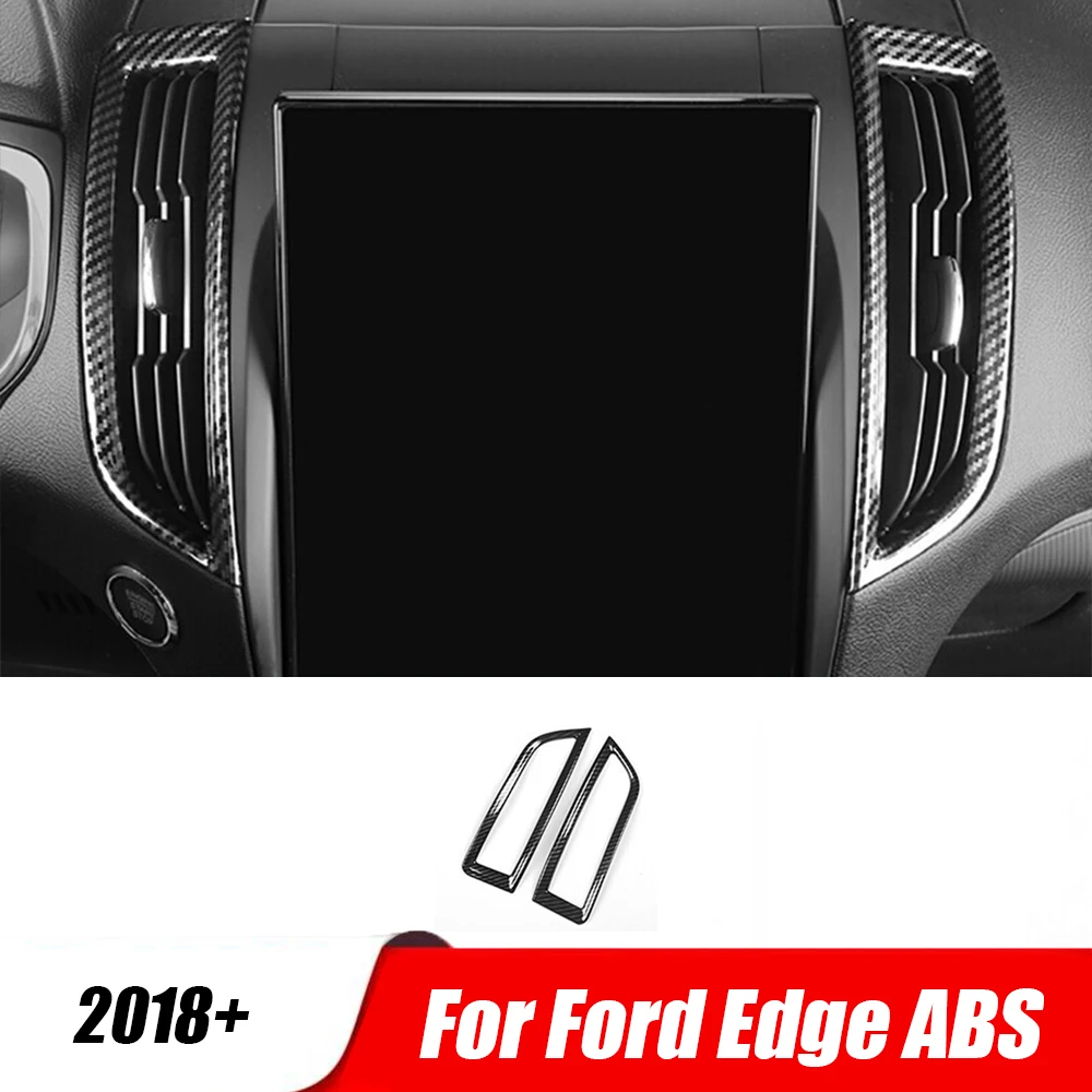 2018 2019 2020 ABS Carbon fiber Car middle air outlet Decoration Cover Trim Sticker Car styling Accessories For Ford Edge 2pcs
2018 2019 2020 ABS Carbon fiber Car middle air outlet Decoration Cover Trim Sticker Car styling Accessories For Ford Edge 2pcs