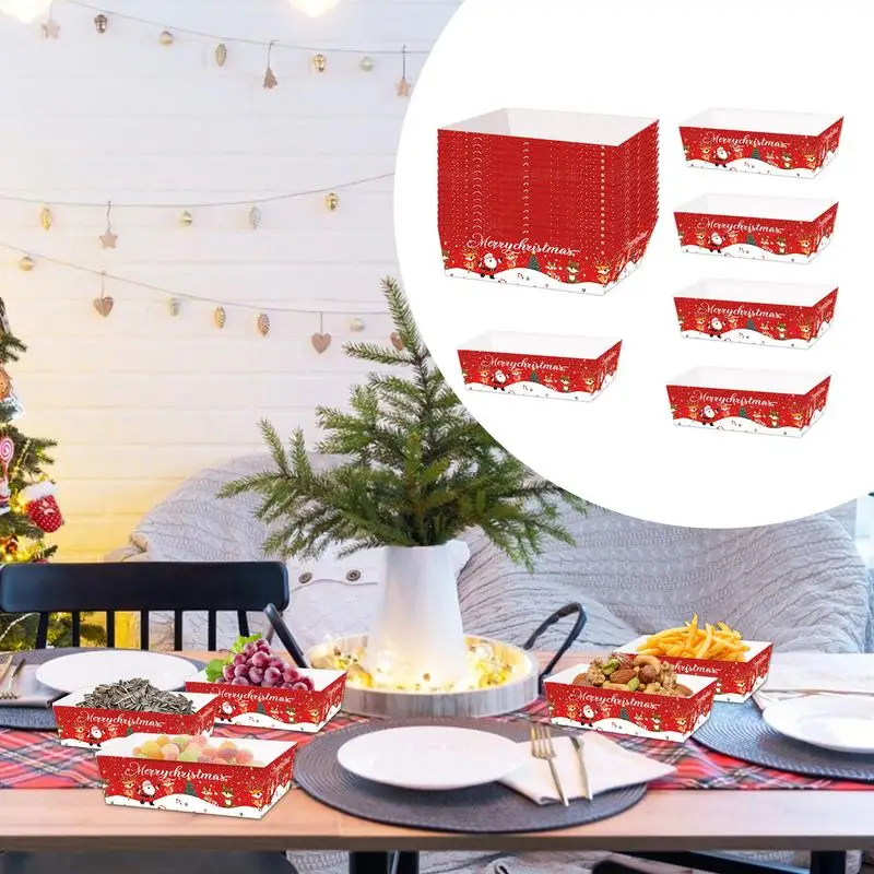 Christmas plate paper food tray snack paper tray Christmas paper food snack tray paper food tray for home holiday decoration
Christmas plate paper food tray snack paper tray Christmas paper food snack tray paper food tray for home holiday decoration