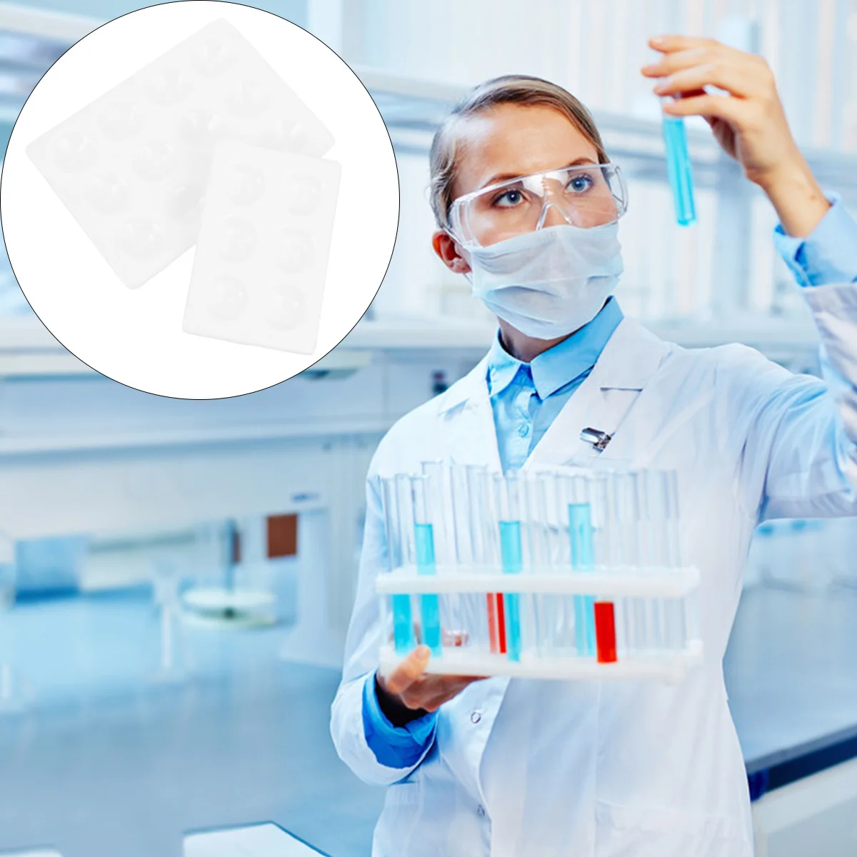 4 Pcs Porcelain Spotting Reaction Plate Chemistry Experimental White Ceramics Borehole
4 Pcs Porcelain Spotting Reaction Plate Chemistry Experimental White Ceramics Borehole