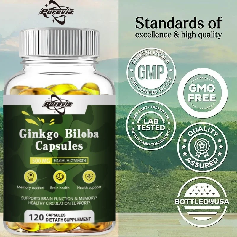 Organic Nutricost Ginkgo Biloba 500mg, 120 Capsules - Strength Ginkgo Biloba ct - Gluten Free
Organic Nutricost Ginkgo Biloba 500mg, 120 Capsules - Strength Ginkgo Biloba ct - Gluten Free