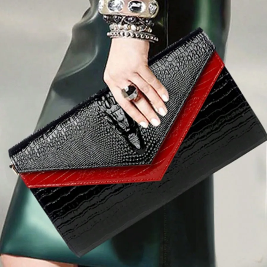 Luxury Crocodile Skin Pattern Leather Clutch Elegant New Evening Bag Stylish And Handbag
Luxury Crocodile Skin Pattern Leather Clutch Elegant New Evening Bag Stylish And Handbag