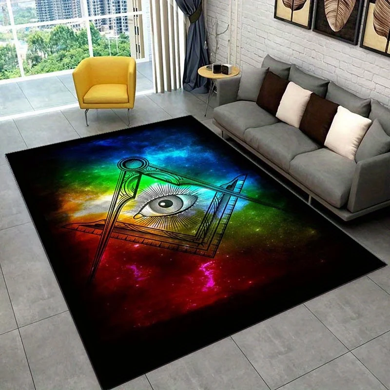 Eye of Providence Rug for Mystical Living Room | Cosmic Symbol Carpet | Esoteric Home Decor Pieces Skid resistant carpet
Eye of Providence Rug for Mystical Living Room | Cosmic Symbol Carpet | Esoteric Home Decor Pieces Skid resistant carpet