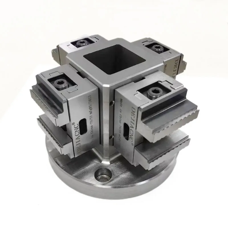 Многофункциональные самоцентрирующиеся тиски с ЧПУ GDS55-75-4 на 4 станции
Многофункциональные самоцентрирующиеся тиски с ЧПУ GDS55-75-4 на 4 станции