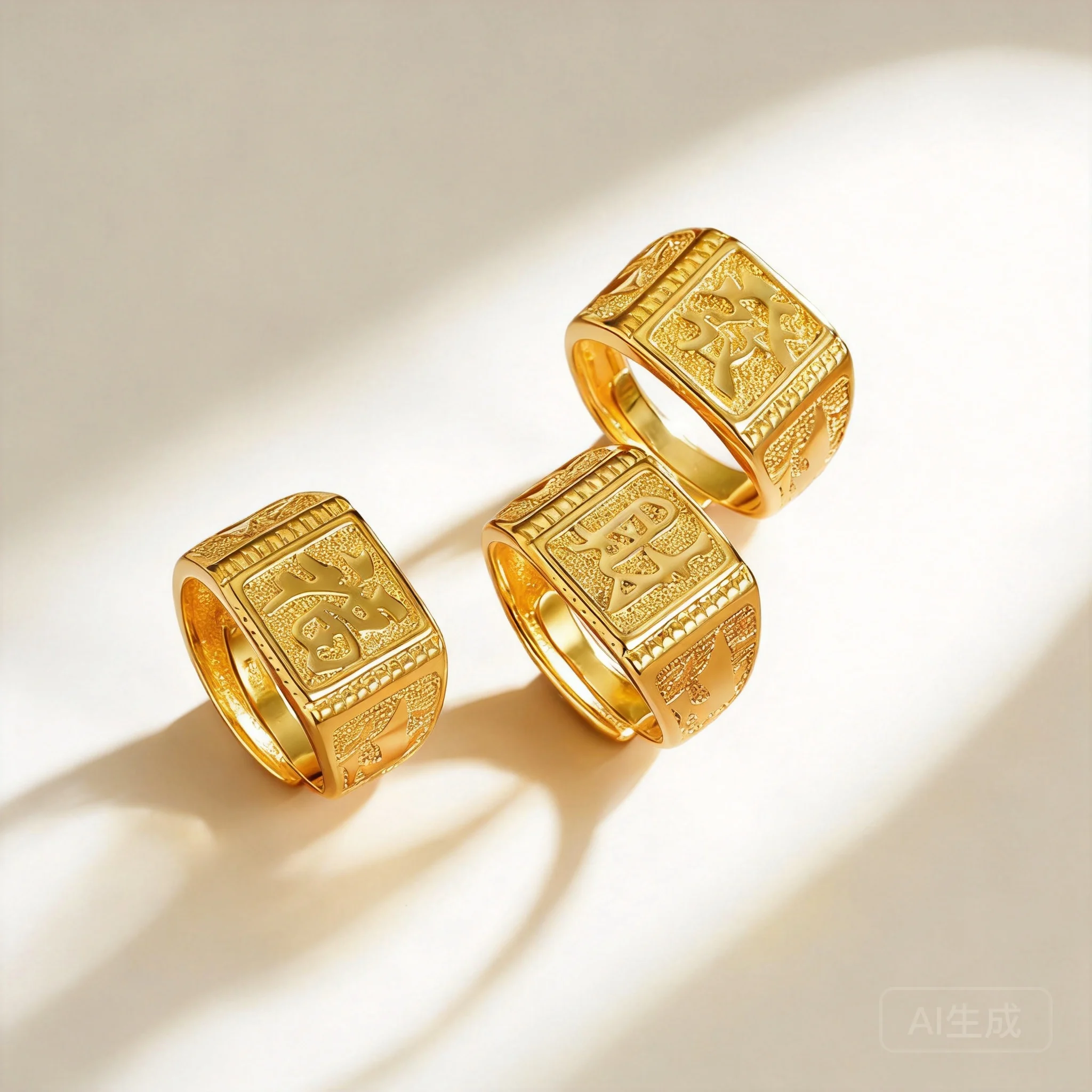 Women's Adjustable Gold Tone Engraved Fu Cai Fa Character Ring 2026 Long Lasting Fade Resistant Classic Chinese Style Jewelry
Women's Adjustable Gold Tone Engraved Fu Cai Fa Character Ring 2026 Long Lasting Fade Resistant Classic Chinese Style Jewelry