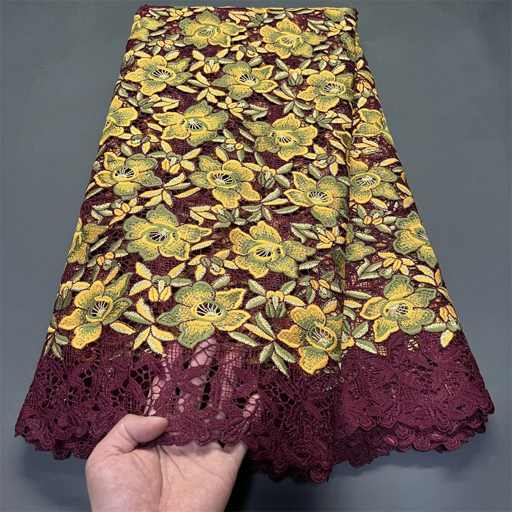 2026 High Quality African Nigerian Tulle Lace Fabric Embroidery Party Dresses Sequins French Guipure Fabric For Sewing 5 Yards
2026 High Quality African Nigerian Tulle Lace Fabric Embroidery Party Dresses Sequins French Guipure Fabric For Sewing 5 Yards