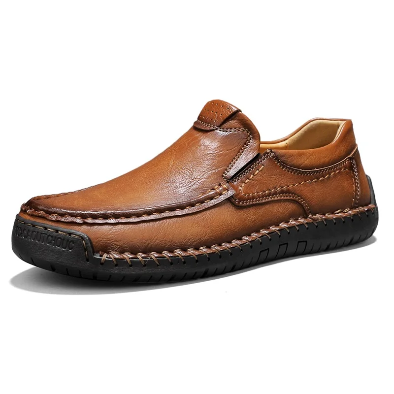 Genuine Leather Men's Casual Shoes Slip on Man Loafers Comfortable Business Shoes Handmade Flats Moccasins Walking Driving Shoes
Genuine Leather Men's Casual Shoes Slip on Man Loafers Comfortable Business Shoes Handmade Flats Moccasins Walking Driving Shoes