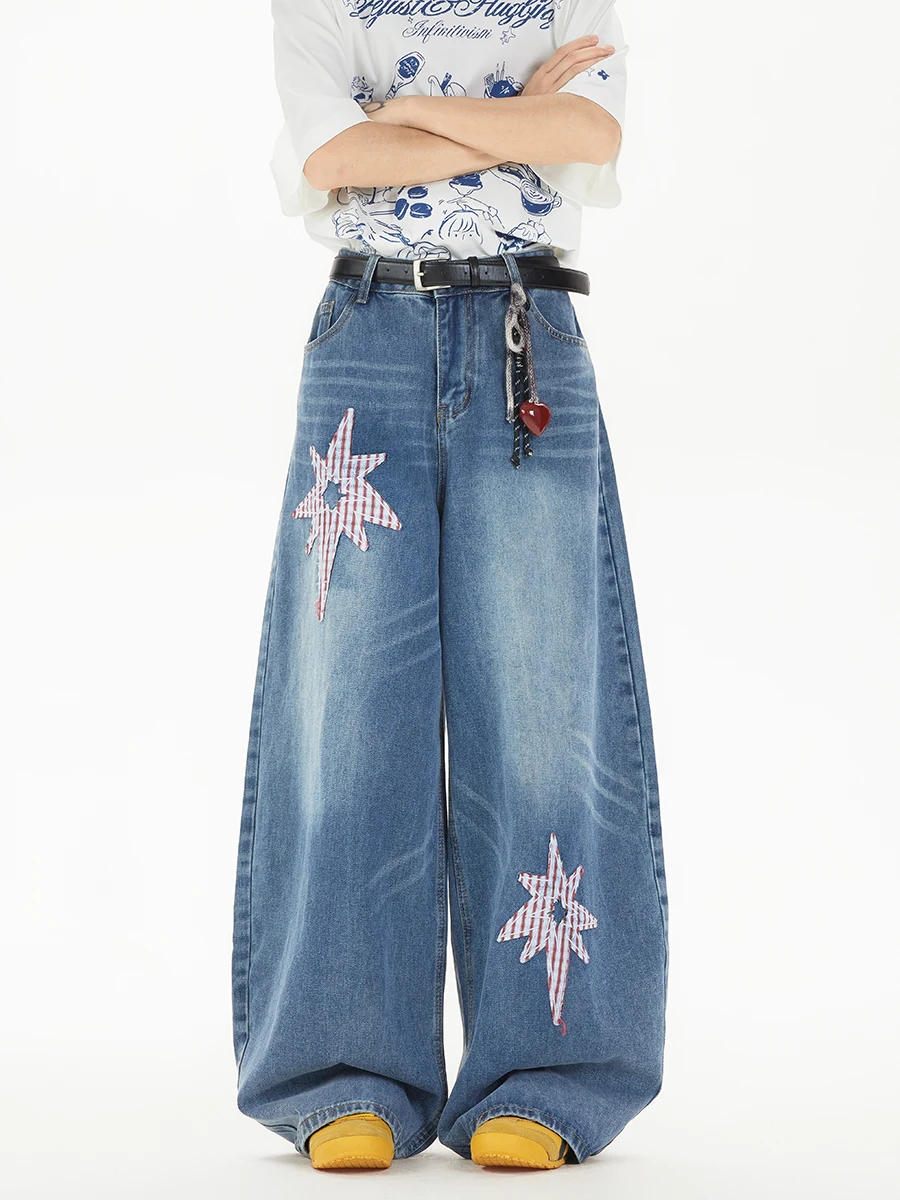 Boyue Street Sle Wide Leg Jeans Men's Floor Length Embroidered Bootcut Denim Pants Harajuku Hip Hop Waed Casual Trousers
Boyue Street Sle Wide Leg Jeans Men's Floor Length Embroidered Bootcut Denim Pants Harajuku Hip Hop Waed Casual Trousers