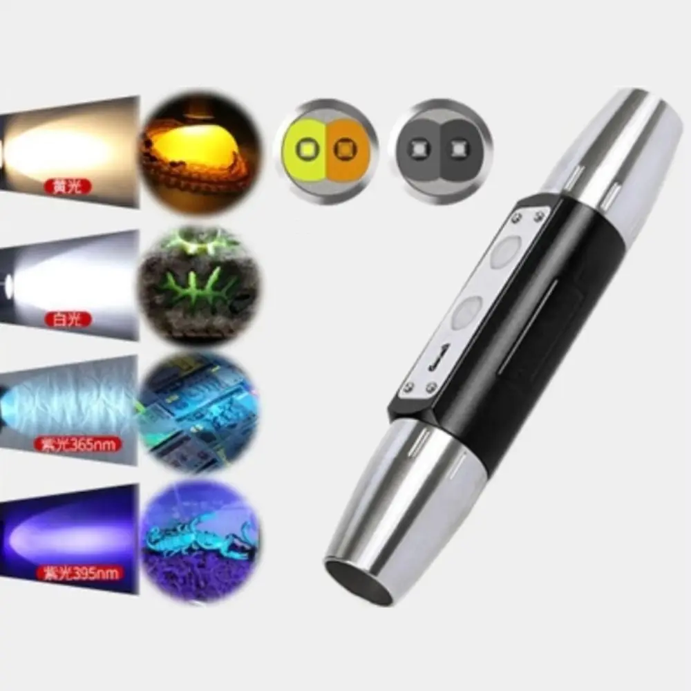 Portable Jewelry Appraisal Flashlight Four Light Source Built-in Battery UV Torch 365nm USB Rechargeable Gems Detector
Portable Jewelry Appraisal Flashlight Four Light Source Built-in Battery UV Torch 365nm USB Rechargeable Gems Detector