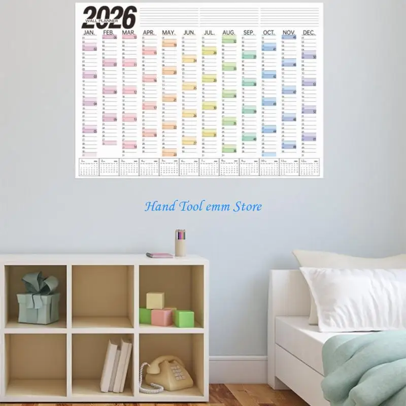 H37F 2026 Full Year Calendar Erasable Yearly Calendar Planner 74x52.5cm for Planning
H37F 2026 Full Year Calendar Erasable Yearly Calendar Planner 74x52.5cm for Planning