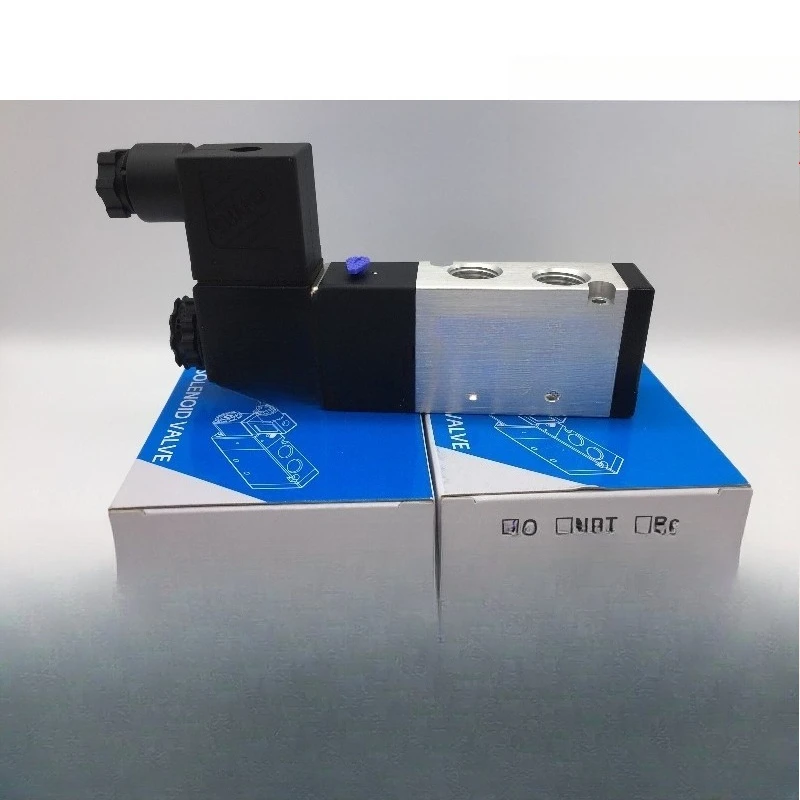 Электромагнитный клапан Двухпозиционный пятиходовой реверсивный клапан Воздушный клапан 520-02S
Электромагнитный клапан Двухпозиционный пятиходовой реверсивный клапан Воздушный клапан 520-02S