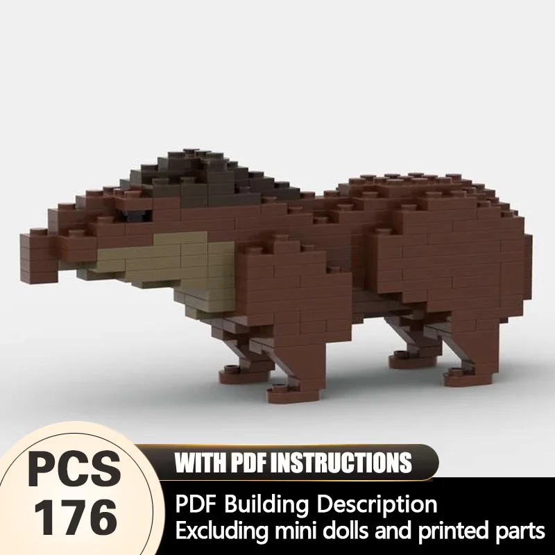 Creators Animal Series Model MOC Building Bricks Tapirus Terrestris Modular Technology Gifts Holiday Assemble Children Toys Suit
Creators Animal Series Model MOC Building Bricks Tapirus Terrestris Modular Technology Gifts Holiday Assemble Children Toys Suit