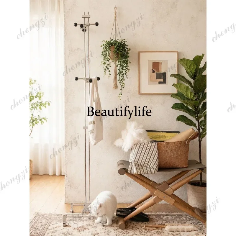 F4567 Optical axis coat rack entrance living room stainless steel metal vertical bag rack small apartment
F4567 Optical axis coat rack entrance living room stainless steel metal vertical bag rack small apartment