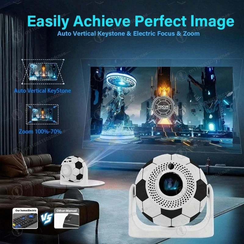 2200, футбольный HD-проектор высокого разрешения для дома, 4K, проектор с автофокусом, Wi-Fi, проекция экрана мобильного телефона 720P
2200, футбольный HD-проектор высокого разрешения для дома, 4K, проектор с автофокусом, Wi-Fi, проекция экрана мобильного телефона 720P