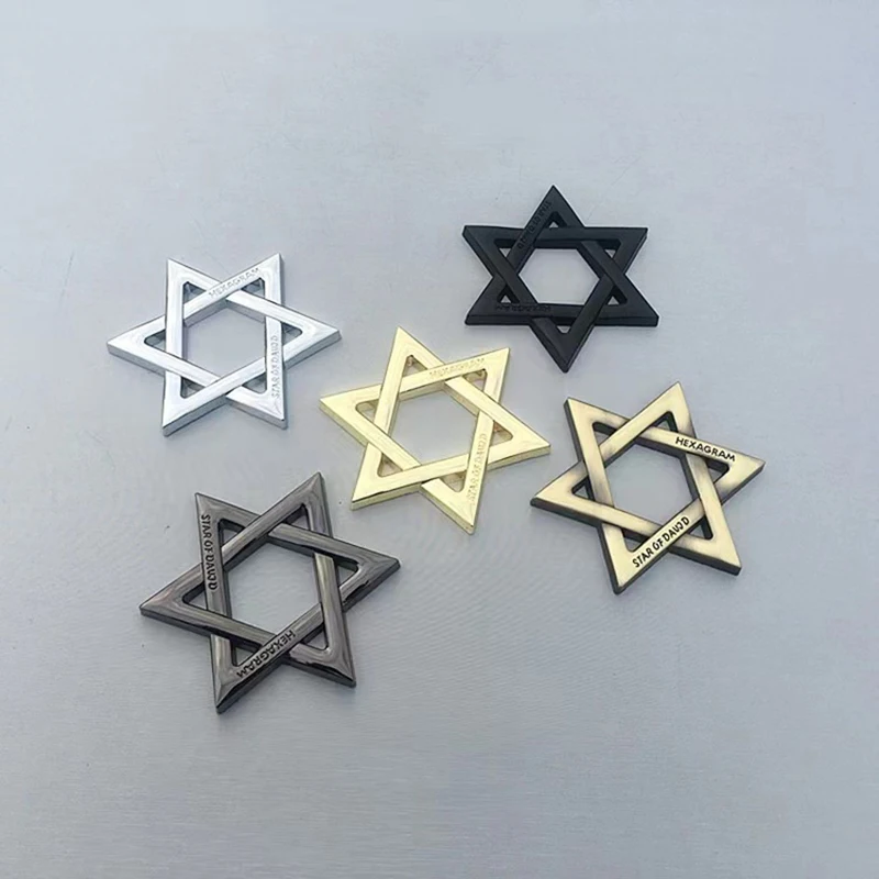 Car Styling Star of David Hexagram Badge 3D Metal Sticker Holy Blessing Judaism Styles Decoration For Cars Stickers Accessories
Car Styling Star of David Hexagram Badge 3D Metal Sticker Holy Blessing Judaism Styles Decoration For Cars Stickers Accessories