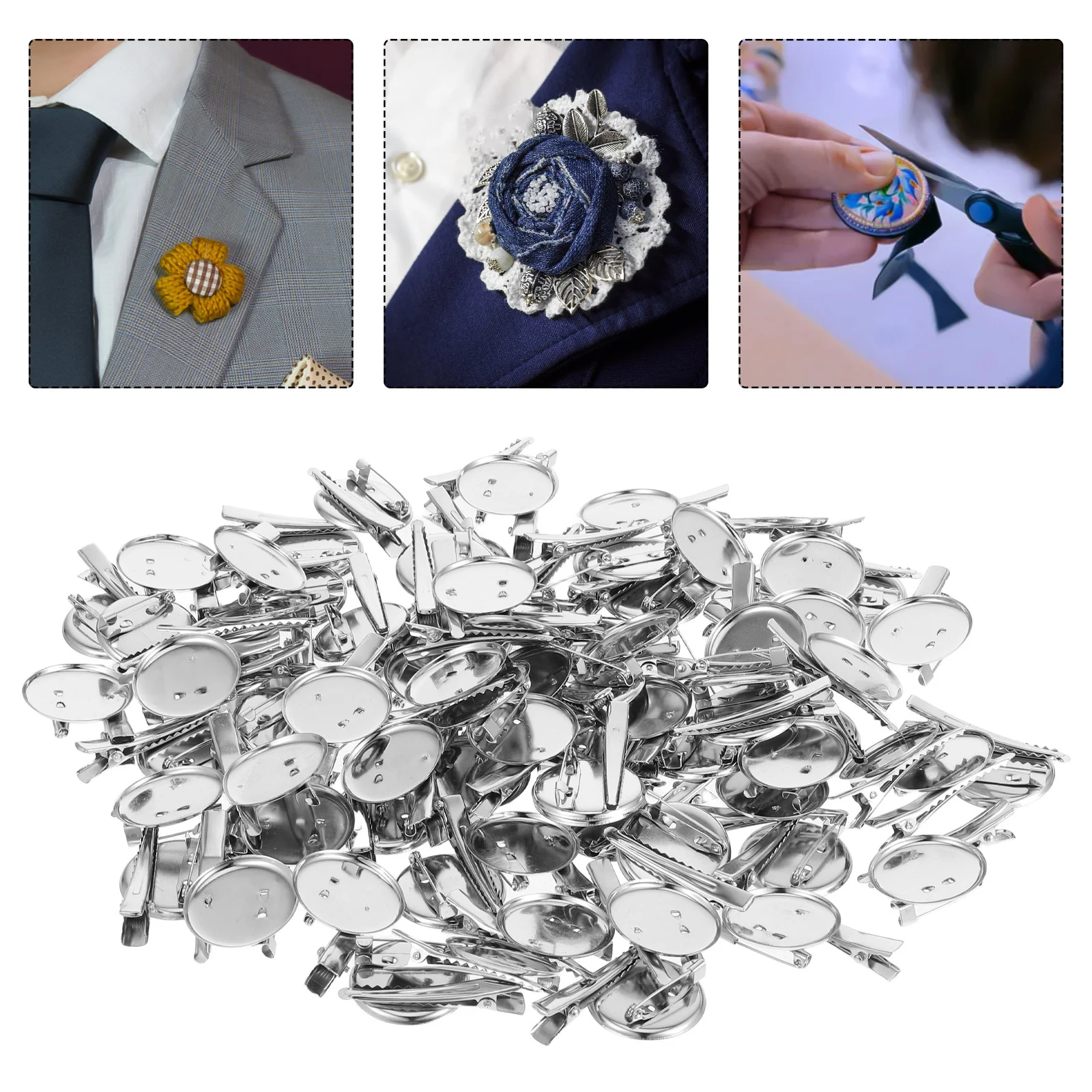 100pcs Brooch Bezel Blanks 2Cm Blank Disc Clip Iron Tray Diy Base For Jewelry Making Crafts Brooch Base Setting Findings
100pcs Brooch Bezel Blanks 2Cm Blank Disc Clip Iron Tray Diy Base For Jewelry Making Crafts Brooch Base Setting Findings