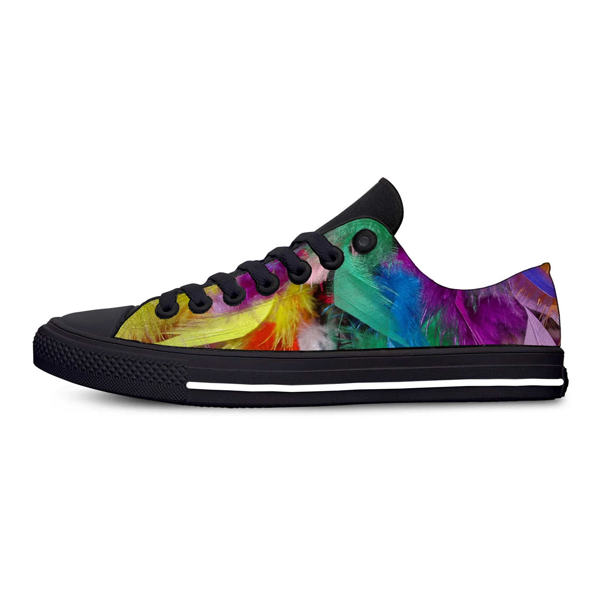 Hot Colorful Bird Feather Peacock New Arrive Fashion Lightweight Classic Flat Canvas Shoes Men Women Casual Breathable Sneakers
Hot Colorful Bird Feather Peacock New Arrive Fashion Lightweight Classic Flat Canvas Shoes Men Women Casual Breathable Sneakers