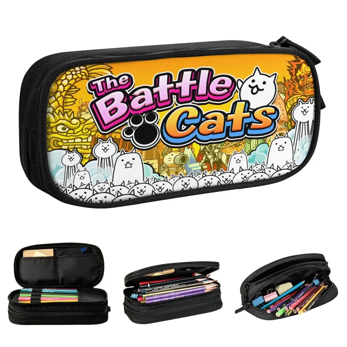 Lovely The Battle Cats Cartoon Game Pencil Cases Pencilcases Pen for Student Large Storage Bags School Supplies Gifts Stationery
Lovely The Battle Cats Cartoon Game Pencil Cases Pencilcases Pen for Student Large Storage Bags School Supplies Gifts Stationery
