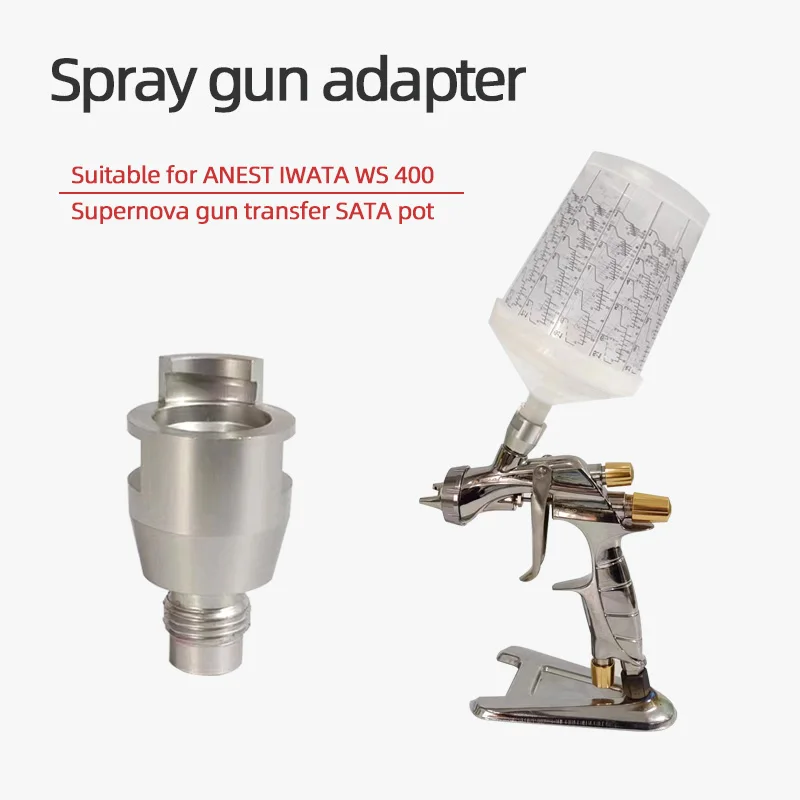 ANEST IWATA WS400 Spray Gun Connector Disposable Watering Can Fittings Spray Gun Cup Adapter For SATA Spray Gun Can
ANEST IWATA WS400 Spray Gun Connector Disposable Watering Can Fittings Spray Gun Cup Adapter For SATA Spray Gun Can
