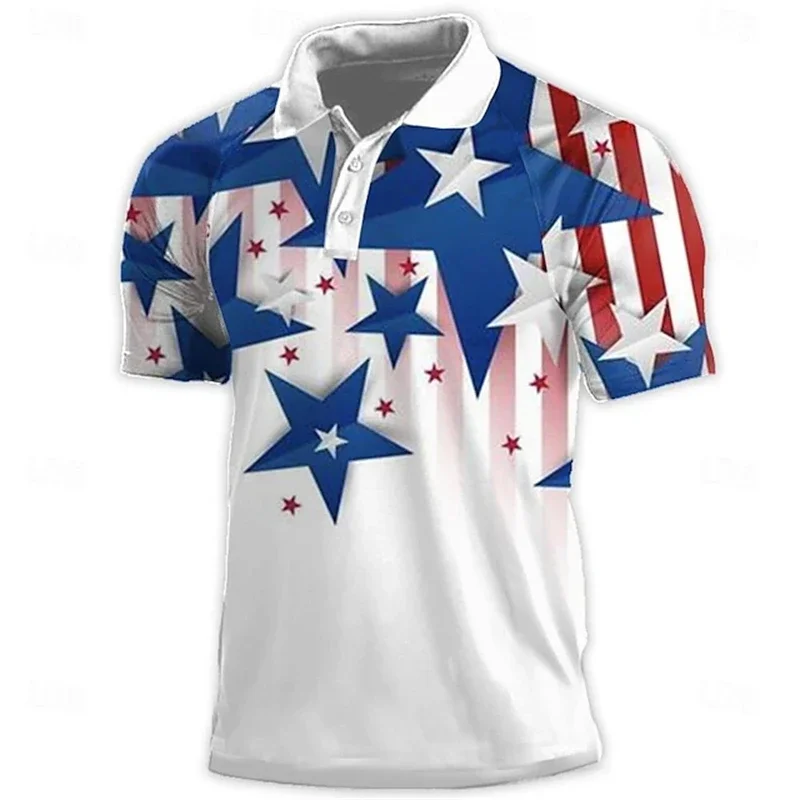 National Flag Men's Casual 3D Polo Shirt Street Daily Holiday American Independence Day Short Sleeve Turndown Polo Shirt Clothes
National Flag Men's Casual 3D Polo Shirt Street Daily Holiday American Independence Day Short Sleeve Turndown Polo Shirt Clothes