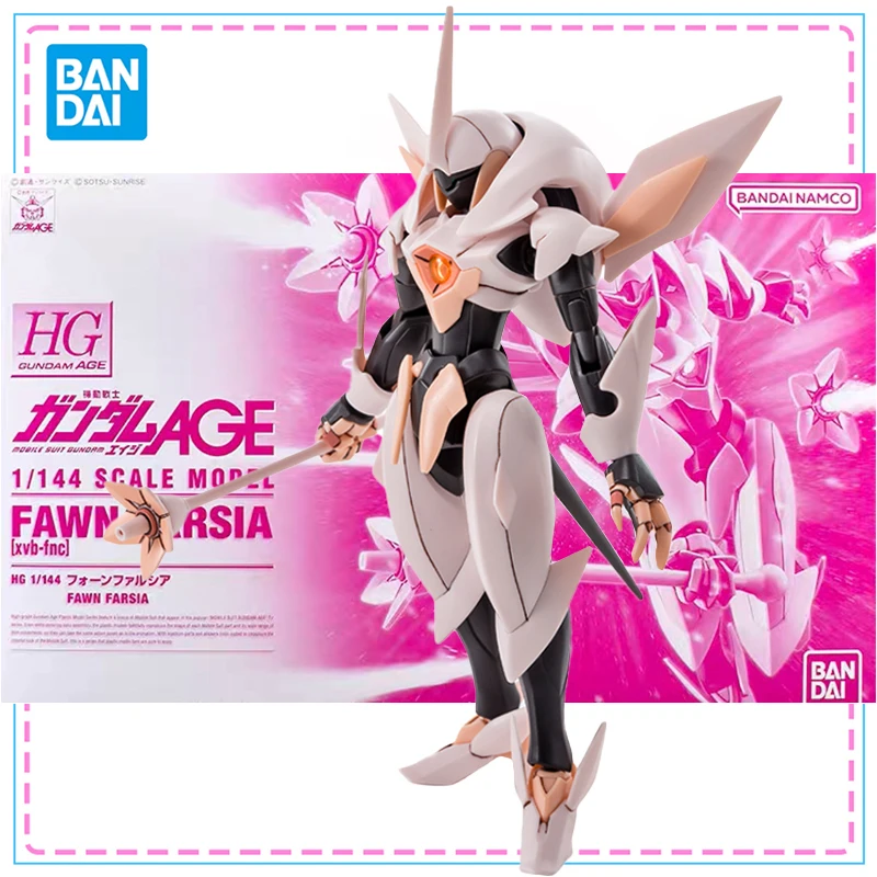 Bandai HG 1/144 FAWN FARSIA Xvb-fnc SCALE MODEL Genuine Gundam Action Figures Model Kit Assembly Model Toy for Children
Bandai HG 1/144 FAWN FARSIA Xvb-fnc SCALE MODEL Genuine Gundam Action Figures Model Kit Assembly Model Toy for Children