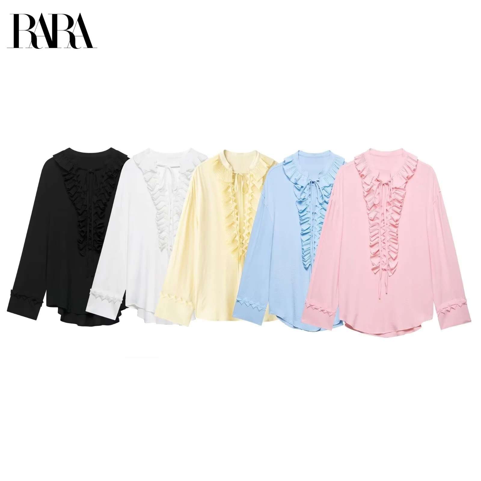 RARA2025 New Summer Women's Fashion Solid Color Loose Casual Long Sleeve Pleated V-Neck Dress Drape Top Blouse
RARA2025 New Summer Women's Fashion Solid Color Loose Casual Long Sleeve Pleated V-Neck Dress Drape Top Blouse