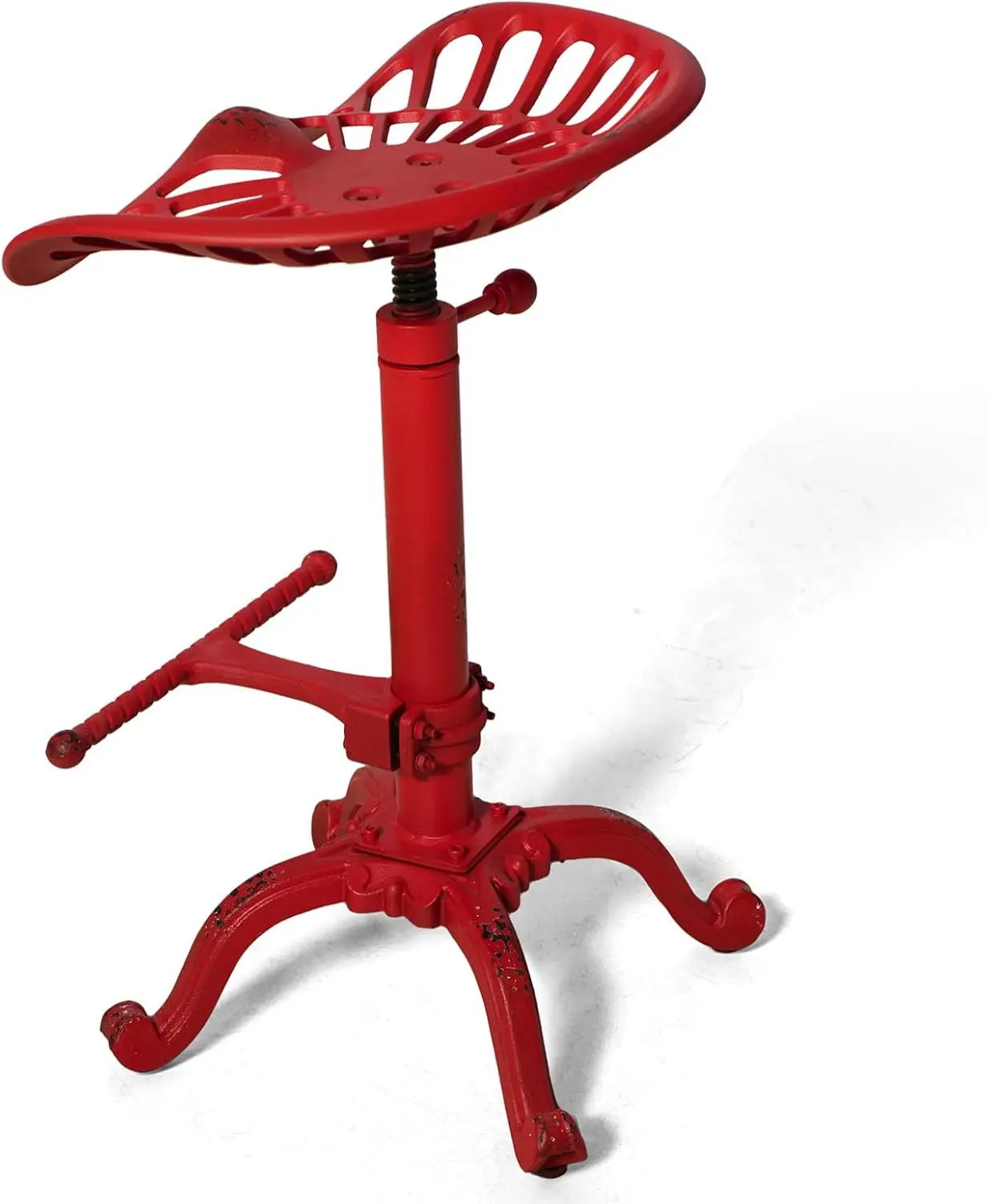 Rustic Industrial Bar Stool - Cast Iron Tractor Seat - Adjustable Counter Height Swivel Breakfast Bar - Farmhouse Metal - 19.
Rustic Industrial Bar Stool - Cast Iron Tractor Seat - Adjustable Counter Height Swivel Breakfast Bar - Farmhouse Metal - 19.
