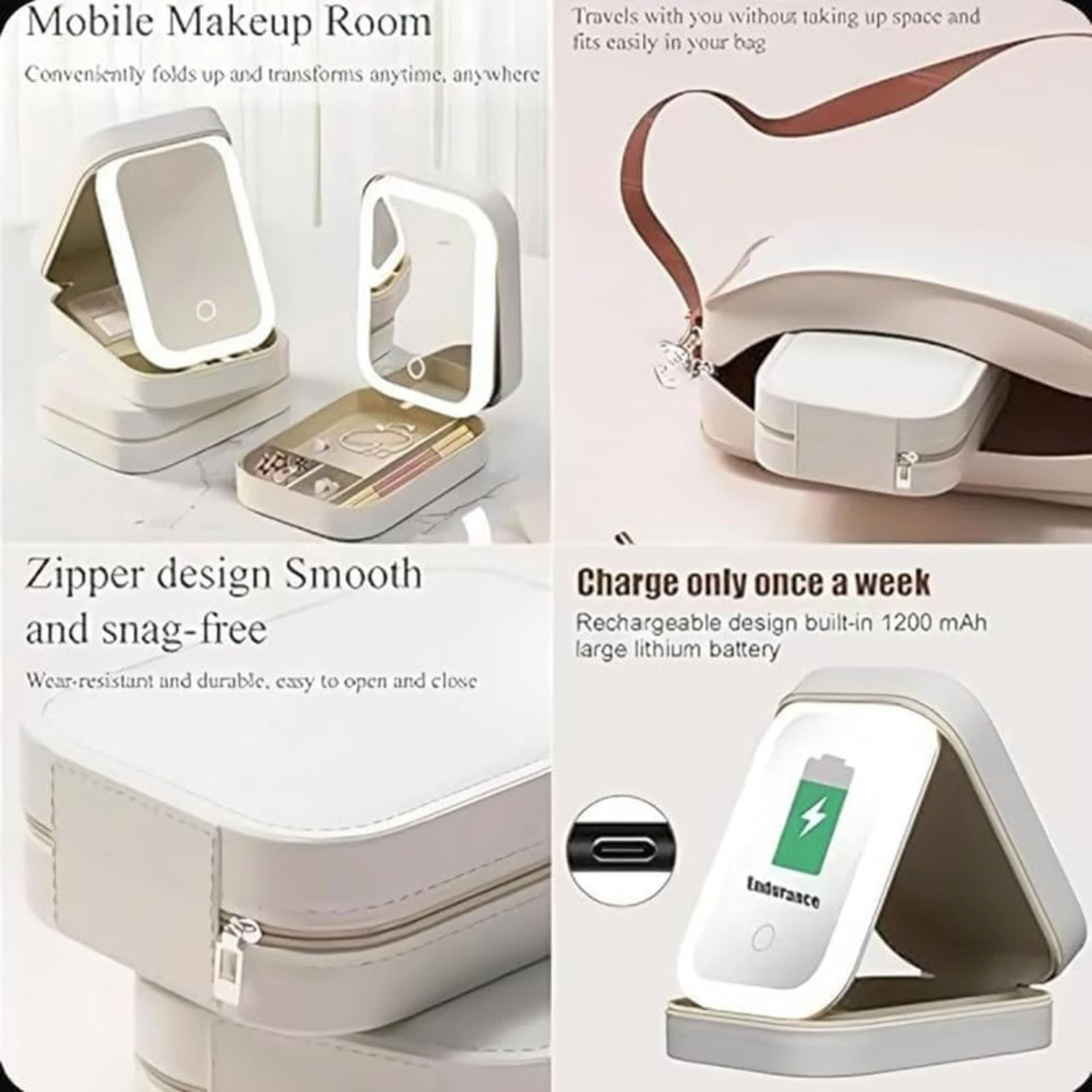 2024 Rechargeable Lighted LED Makeup Mirror - Three Color Adjustable & Brightness White Mirror Espejos para maquillaje Mirrior
2024 Rechargeable Lighted LED Makeup Mirror - Three Color Adjustable & Brightness White Mirror Espejos para maquillaje Mirrior