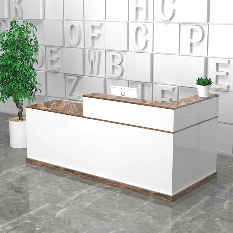 Customization Corner Desk Modern Counter Reception Podium Cashier Reception Desk Salon Empfangstheke Kosmetik Office Furniture
Customization Corner Desk Modern Counter Reception Podium Cashier Reception Desk Salon Empfangstheke Kosmetik Office Furniture