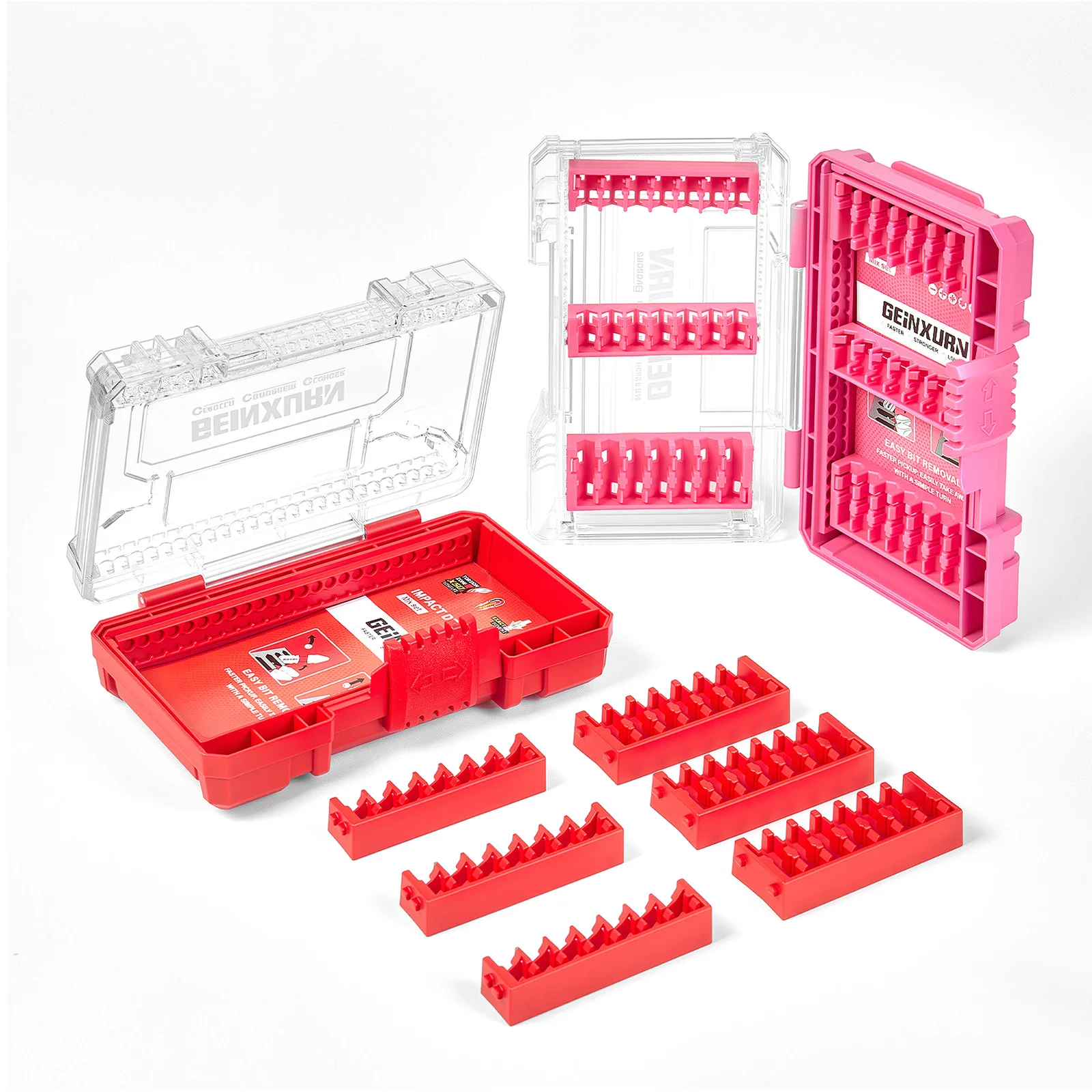Geinxurn 2Pcs Storage Box Case, small parts box with detachable divider, Screwdriver Bit Set Box
Geinxurn 2Pcs Storage Box Case, small parts box with detachable divider, Screwdriver Bit Set Box