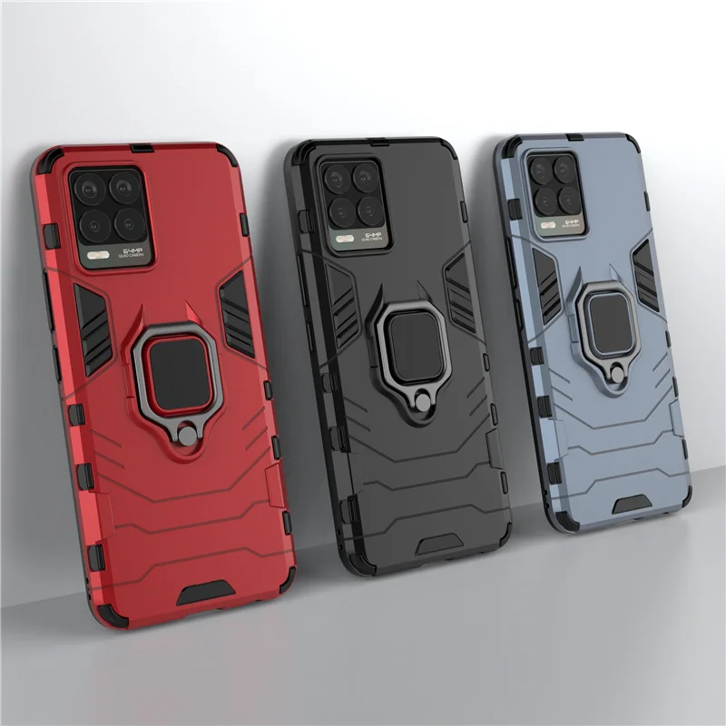 Shockproof Armor Case For OPPO Realme 8 Pro Magnetic Metal Finger Ring Stand Bumper Silicone Phone Back Cover for Realme8 Fundas
Shockproof Armor Case For OPPO Realme 8 Pro Magnetic Metal Finger Ring Stand Bumper Silicone Phone Back Cover for Realme8 Fundas