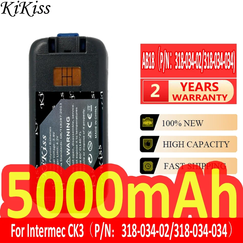 Мощный аккумулятор KiKiss емкостью 5000 мАч AB18 (P N 318-034-02/318-034-034) для Intermec CK3 CK3X CK3A1 CK3C1 Bateria
Мощный аккумулятор KiKiss емкостью 5000 мАч AB18 (P N 318-034-02/318-034-034) для Intermec CK3 CK3X CK3A1 CK3C1 Bateria