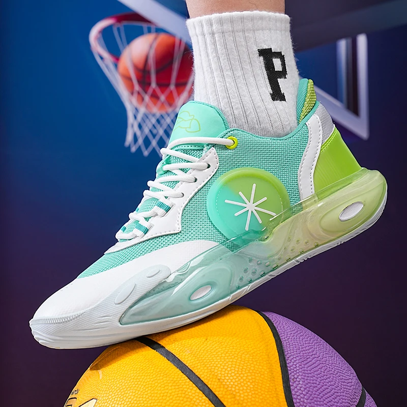 High Top Men Basketball Shoes Breathable Mesh Cushion Non Slip Wear Resistant Outdoor Training Athletic Sport Sneakers
High Top Men Basketball Shoes Breathable Mesh Cushion Non Slip Wear Resistant Outdoor Training Athletic Sport Sneakers