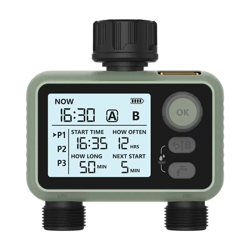 New Design Outdoor Electronic Automatic Rain Senor Two Outlet Water Timer Garden Watering Irrigation System HCT-376
New Design Outdoor Electronic Automatic Rain Senor Two Outlet Water Timer Garden Watering Irrigation System HCT-376