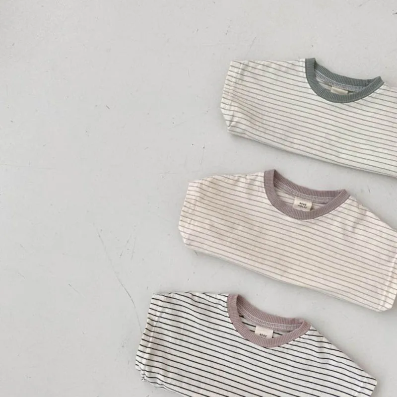 2026 Summer New Baby Short Sleeve T Shirts Boys Casual Striped Tee Toddler Girls Cotton Loose Bottoming Tops Infant Clothes
2026 Summer New Baby Short Sleeve T Shirts Boys Casual Striped Tee Toddler Girls Cotton Loose Bottoming Tops Infant Clothes