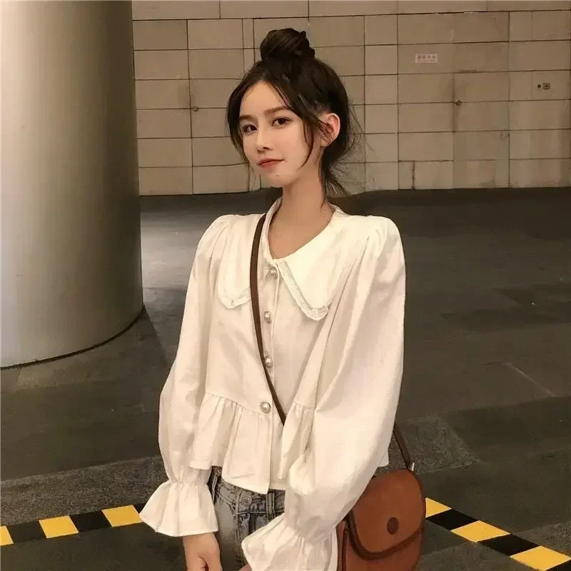 2026 New Collar Sweet Puff Sleeve Long Sleeve Shirt women blouses
2026 New Collar Sweet Puff Sleeve Long Sleeve Shirt women blouses