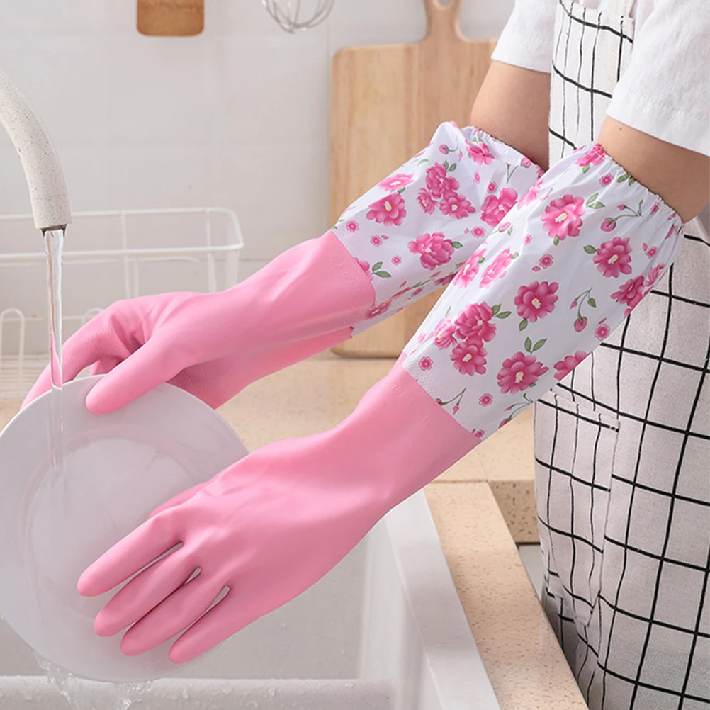 2 Pairs Fleece Warm Gloves Kitchen for Dishes Sleeves Washing Dishwashing Cleaning Reusable &
2 Pairs Fleece Warm Gloves Kitchen for Dishes Sleeves Washing Dishwashing Cleaning Reusable &