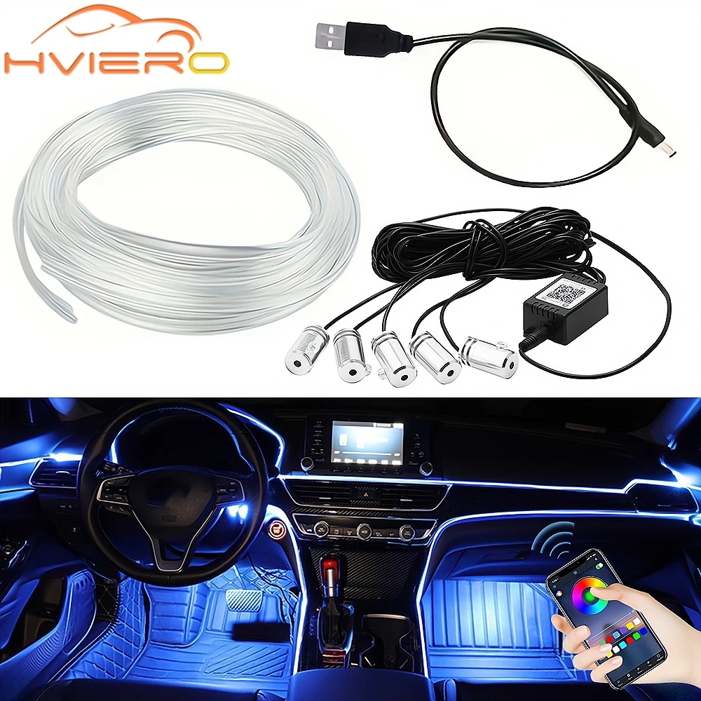 1X Car Led Strip Light Interior RGB Ambient Neon Lamp Dashboard Footwell Lighting with Music Sync for Universal Auto Decorating
1X Car Led Strip Light Interior RGB Ambient Neon Lamp Dashboard Footwell Lighting with Music Sync for Universal Auto Decorating