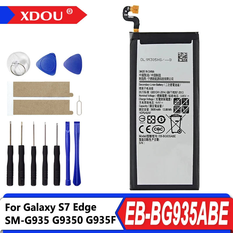 Совершенно новый аккумулятор EB-BG935ABE 3600 мАч для Samsung Galaxy S7 Edge SM-G935 G9350 G935F G935FD G935W8 G9350 + инструменты
Совершенно новый аккумулятор EB-BG935ABE 3600 мАч для Samsung Galaxy S7 Edge SM-G935 G9350 G935F G935FD G935W8 G9350 + инструменты