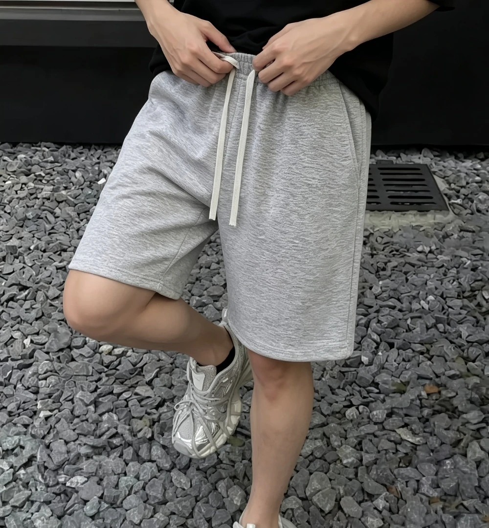 Men Casual Solid Color Sweat Shorts Summer Loose Drawstring Elastic Waist Sports Shorts Gray Streetwear Jogger Short Pants
Men Casual Solid Color Sweat Shorts Summer Loose Drawstring Elastic Waist Sports Shorts Gray Streetwear Jogger Short Pants