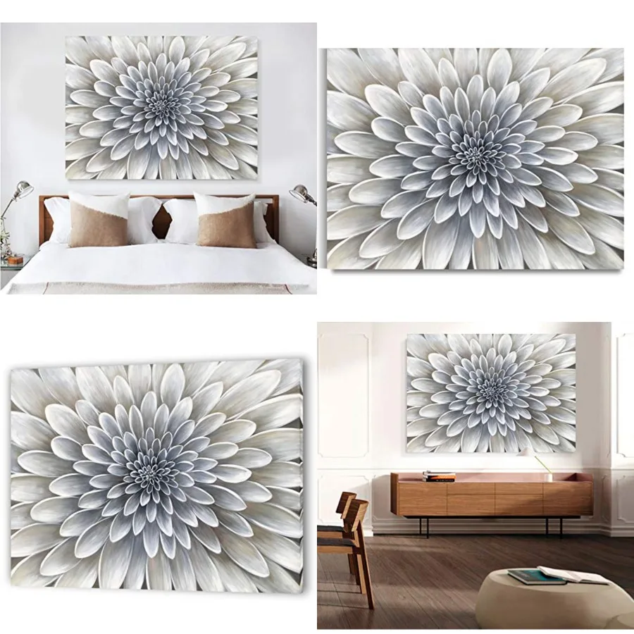 White Flower Canvas Wall Art Painting, Floral Canvas Pictures Aesthetic Botanical Artwork for Bedroom Living Room Bathroom Decor
White Flower Canvas Wall Art Painting, Floral Canvas Pictures Aesthetic Botanical Artwork for Bedroom Living Room Bathroom Decor
