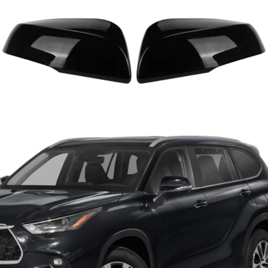 Black Direct Replacement Side Mirror Covers Caps for Toyota Highlander 2020-2024, Grand Highlander 2024 and Corolla Cross 2022-
Black Direct Replacement Side Mirror Covers Caps for Toyota Highlander 2020-2024, Grand Highlander 2024 and Corolla Cross 2022-