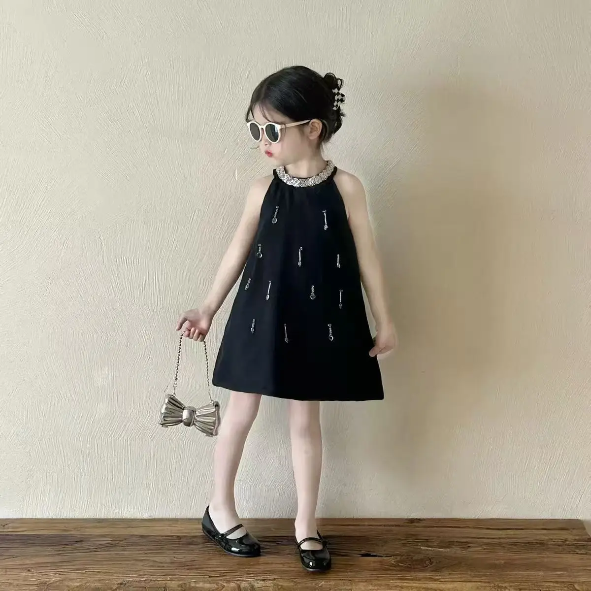 100-150cm Baby Girls' Dress Summer New Style Children's Black Tank Top Birthday Dress Kids Princess Dress
100-150cm Baby Girls' Dress Summer New Style Children's Black Tank Top Birthday Dress Kids Princess Dress