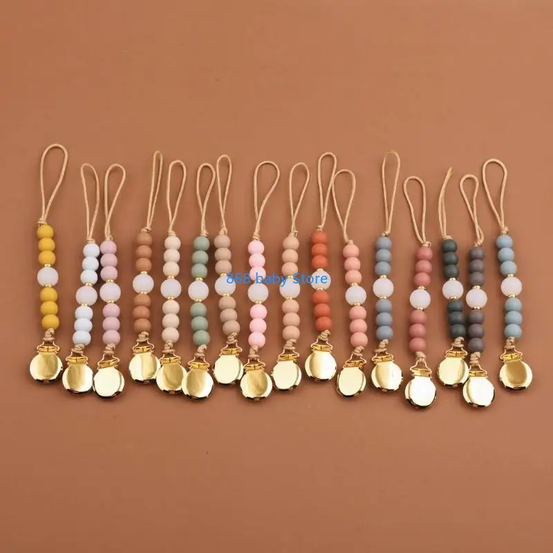 29EE Durable & Non Toxic Pacifier Holder Beads Convenient Baby Pacifier Clip Durable
29EE Durable & Non Toxic Pacifier Holder Beads Convenient Baby Pacifier Clip Durable