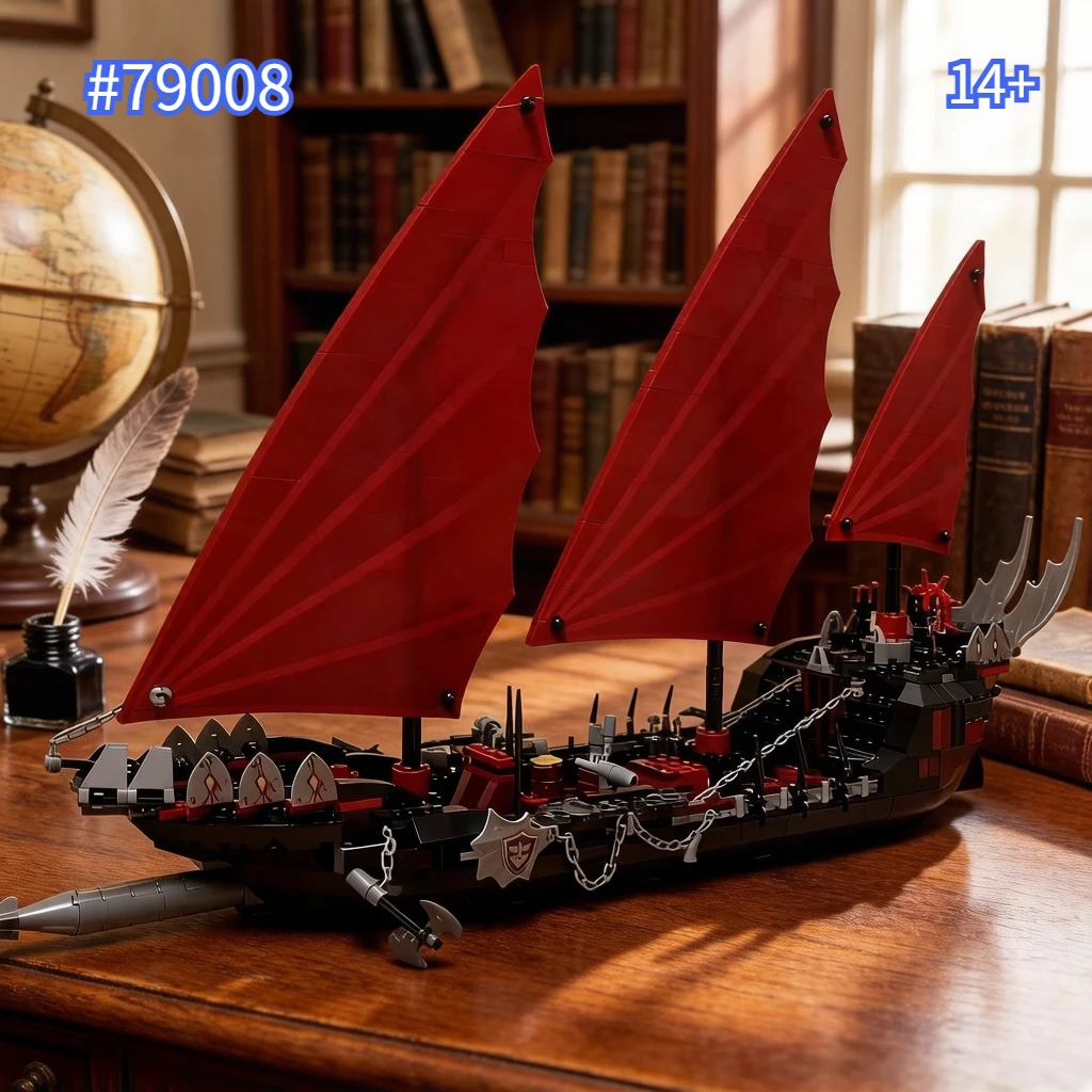 Ghost Pirate Ship Building Blocks Sets 79008 Compatible with Legoed Particles Suitable for Birthday Gifts Toys 866 Pieces
Ghost Pirate Ship Building Blocks Sets 79008 Compatible with Legoed Particles Suitable for Birthday Gifts Toys 866 Pieces
