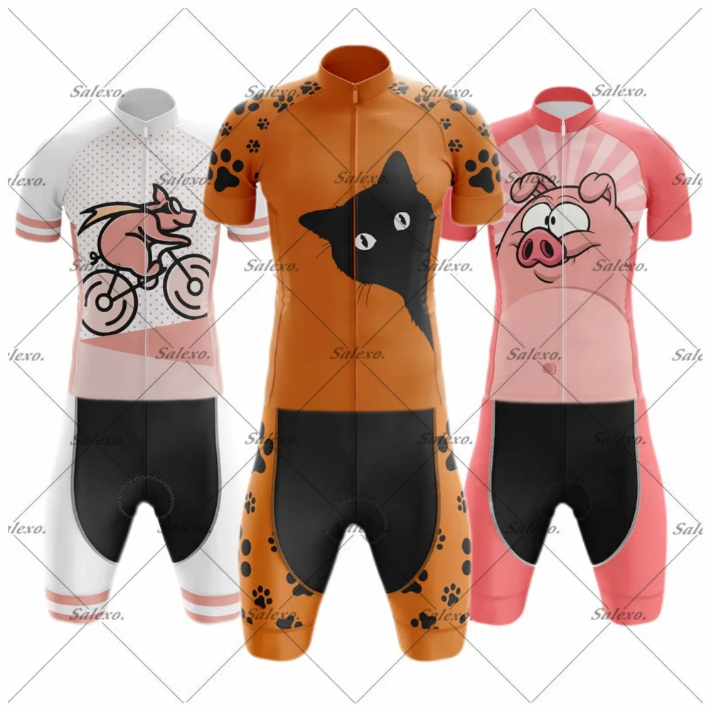 LASER CUT мужской комбинезон с забавным мультяшным котом и свиньей, боди с короткими рукавами, КОРОТКИЙ велосипедный трикотаж, велосипед Maillot Ropa Ciclismo
LASER CUT мужской комбинезон с забавным мультяшным котом и свиньей, боди с короткими рукавами, КОРОТКИЙ велосипедный трикотаж, велосипед Maillot Ropa Ciclismo