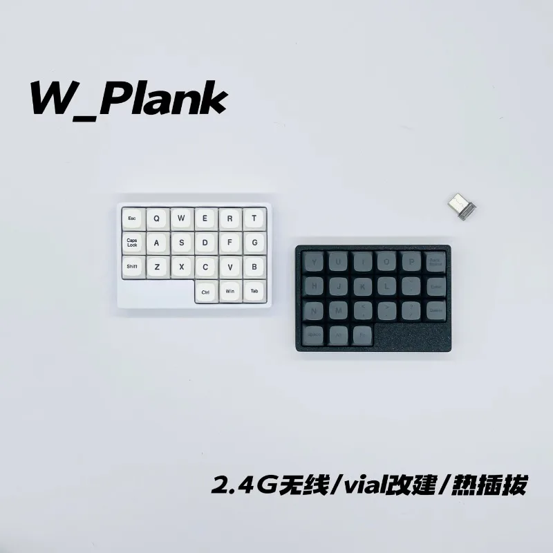 WPLANK Wireless Split Keyboard Kit Customized 2.4G Hot Swap VIAL Split Ergonomic Gamer Mechanical Office Keyboard Accessories
WPLANK Wireless Split Keyboard Kit Customized 2.4G Hot Swap VIAL Split Ergonomic Gamer Mechanical Office Keyboard Accessories