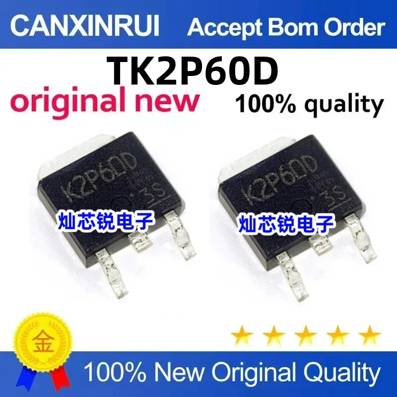 (5-100 pieces)New stock TK2P60D K2P60D TO-252
(5-100 pieces)New stock TK2P60D K2P60D TO-252