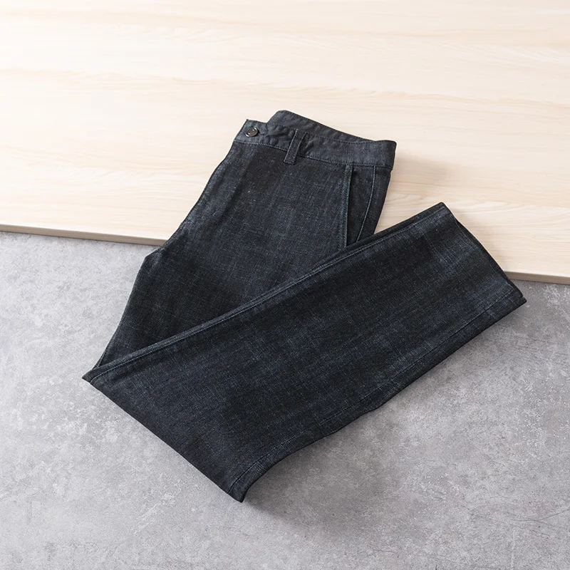 Heavyweight Washed Men's Casual Straight Leg Jeans Fashionable Versatile Spring Business Casual mid Waist Zipper Fit Long Pants
Heavyweight Washed Men's Casual Straight Leg Jeans Fashionable Versatile Spring Business Casual mid Waist Zipper Fit Long Pants